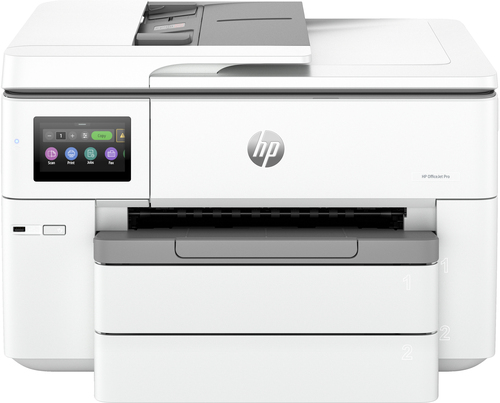 HP OfficeJet Pro HP 9730e Wide Format All-in-One Printer, Color, Printer for Small office, Print, copy, scan, HP+; HP Instant Ink eligible; Wireless; Two-sided printing; Print from phone or tablet; Automatic document feeder; Front USB flash drive port; Scan to email; Scan to pdf; Touchscreen; Quiet mode