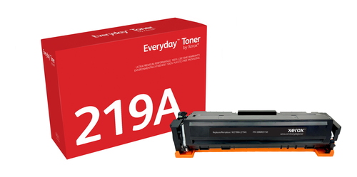 Everyday™ Black Toner by Xerox compatible with HP 219A (W2190A), Standard capacity