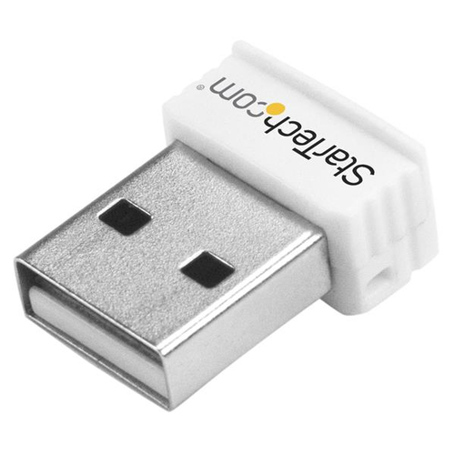 StarTech.com USB 150 Mbps Mini draadloze netwerkadapter 802.11n/g 1T1R USB wifi-adapter wit