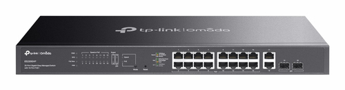 TP-Link Omada ES220GMP commutateur réseau Géré L2 Gigabit Ethernet (10/100/1000) Connexion Ethernet, supportant l'alimentation via ce port (PoE) Noir