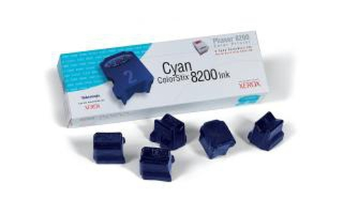 Xerox GENUINE 5 CYAN COLORSTIX 8200 INK ink stick