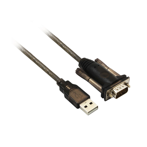 ACT AC6000 serial cable Black 1.5 m USB Type-A DB-9