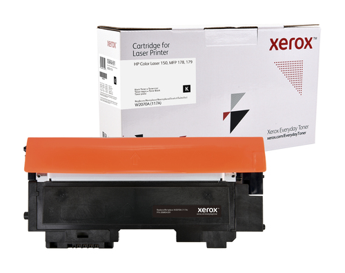 Everyday ™ Black Toner by Xerox compatible with HP 117A (W2070A), Standard capacity