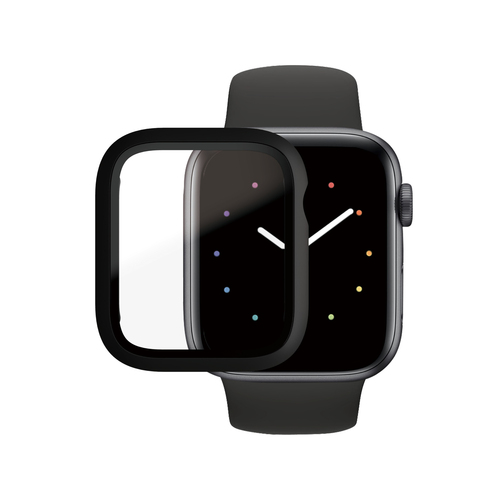 PanzerGlass ® Full body Case Black Apple Watch SE 3 | SE | 6 | 5 | 4 | 44mm Doorzichtige schermbeschermer 1 stuk(s)