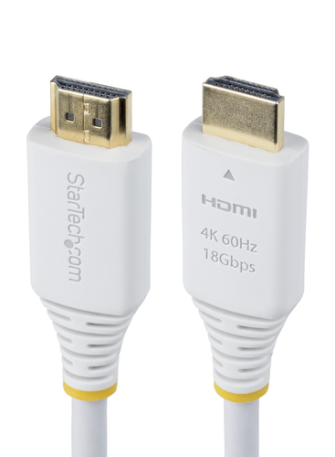 StarTech.com HDMI2-CABLE-4K60-6FW câble HDMI 1,8 m HDMI Type A (Standard) Blanc