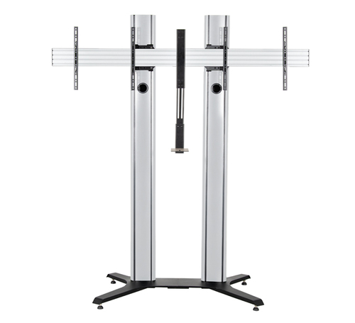 B-Tech MODE-AL - Premium Freestanding Twin Screen VC Stand - (VESA 600 x 400) - 2m